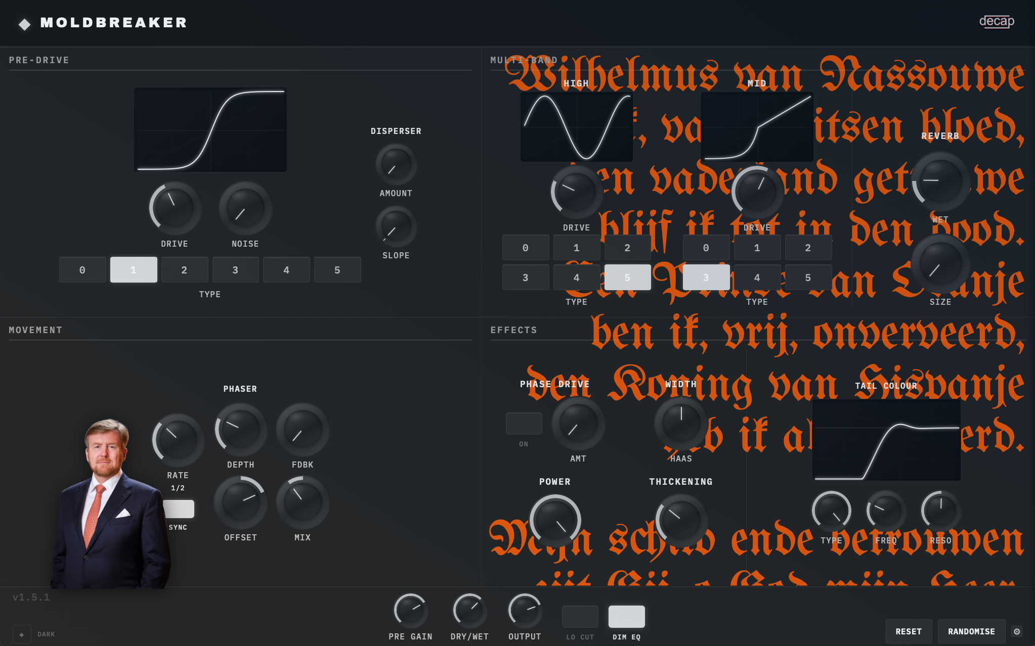 Moldbreaker plugin interface in a dark theme